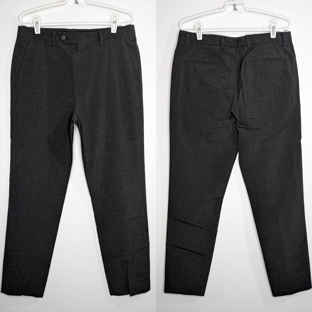 John Varvatos dark grey wool blend work slack 48 S/M
